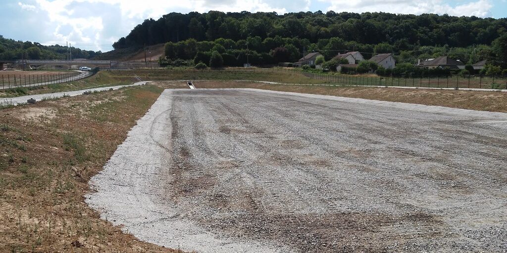Les travaux du bassin d’assainissement