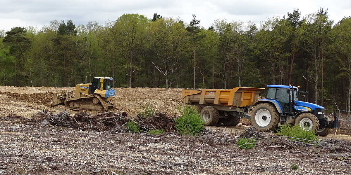 Décharge sauvage : du 9 au 13 mai 2016, extraction des quantités résiduelles de déchets
