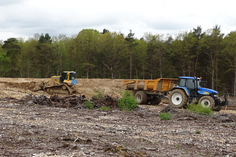 Décharge sauvage : du 9 au 13 mai 2016, extraction des quantités résiduelles de déchets